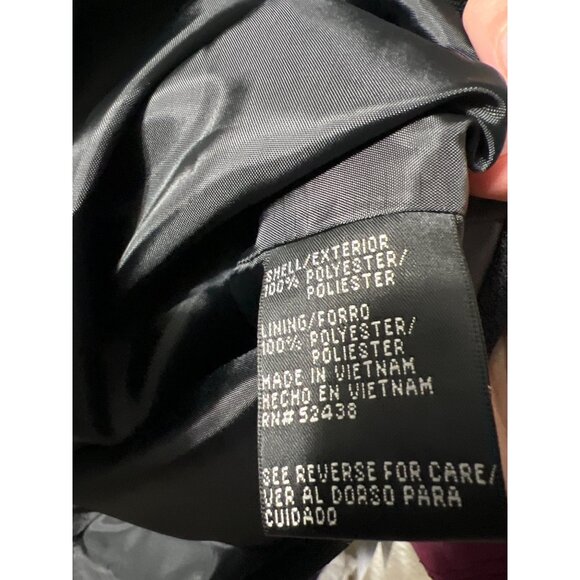 Sag Harbor Womens Blazer Size 8 Black Polyester Suit Jacket - Picture 5 of 9